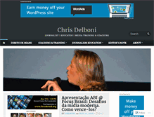 Tablet Screenshot of chrisdelboni.com